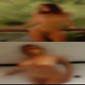 Nude woman over swingers